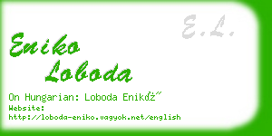 eniko loboda business card